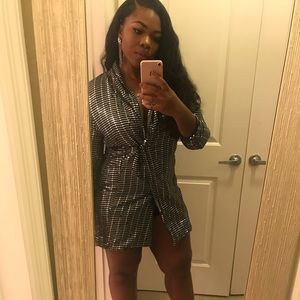 Sequin Blazer Dress